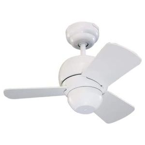 Monte Carlo 24” Polished Nickel Fan.